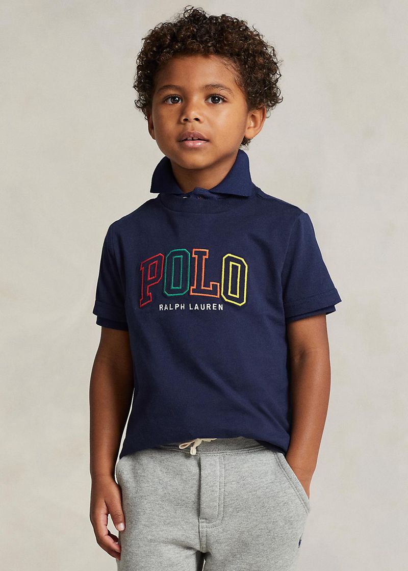 Camiseta Ralph Lauren Niño 1.5-6 Años Logo Cotton Jersey Chile Azul Marino EXFPV-3214